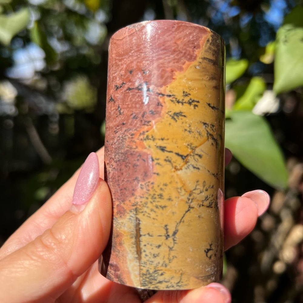 Picture jasper (6) Cylinder | crystal